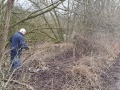 Clearing over-grown vegetation from canal