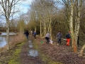 Clearing over-grown vegetation from canal