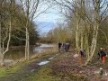 Clearing over-grown vegetation from canal