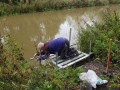 New fishing platforms on canal