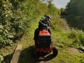 New fishing platforms on canal