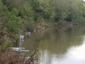 New fishing platforms on canal