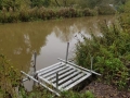 New fishing platforms on canal