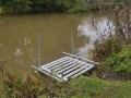 New fishing platforms on canal