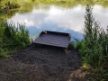 New fishing platforms on Privates pond