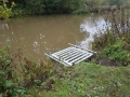 New fishing platforms on canal